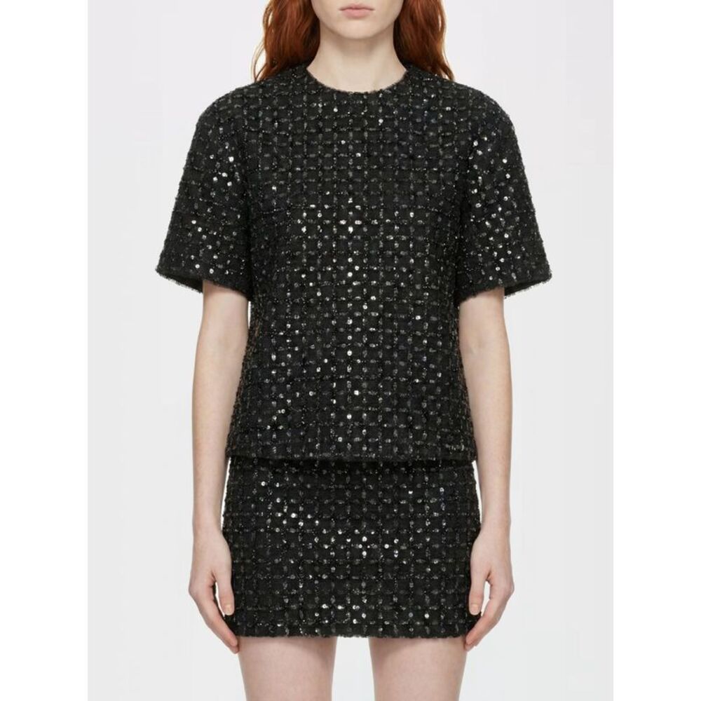 Rotate Top Woman Black